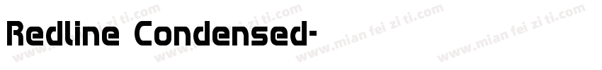 Redline Condensed字体转换